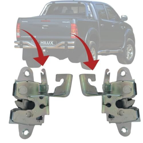 Par Fechadura Tampa Traseira Toyota Hilux 2009 Até 2015