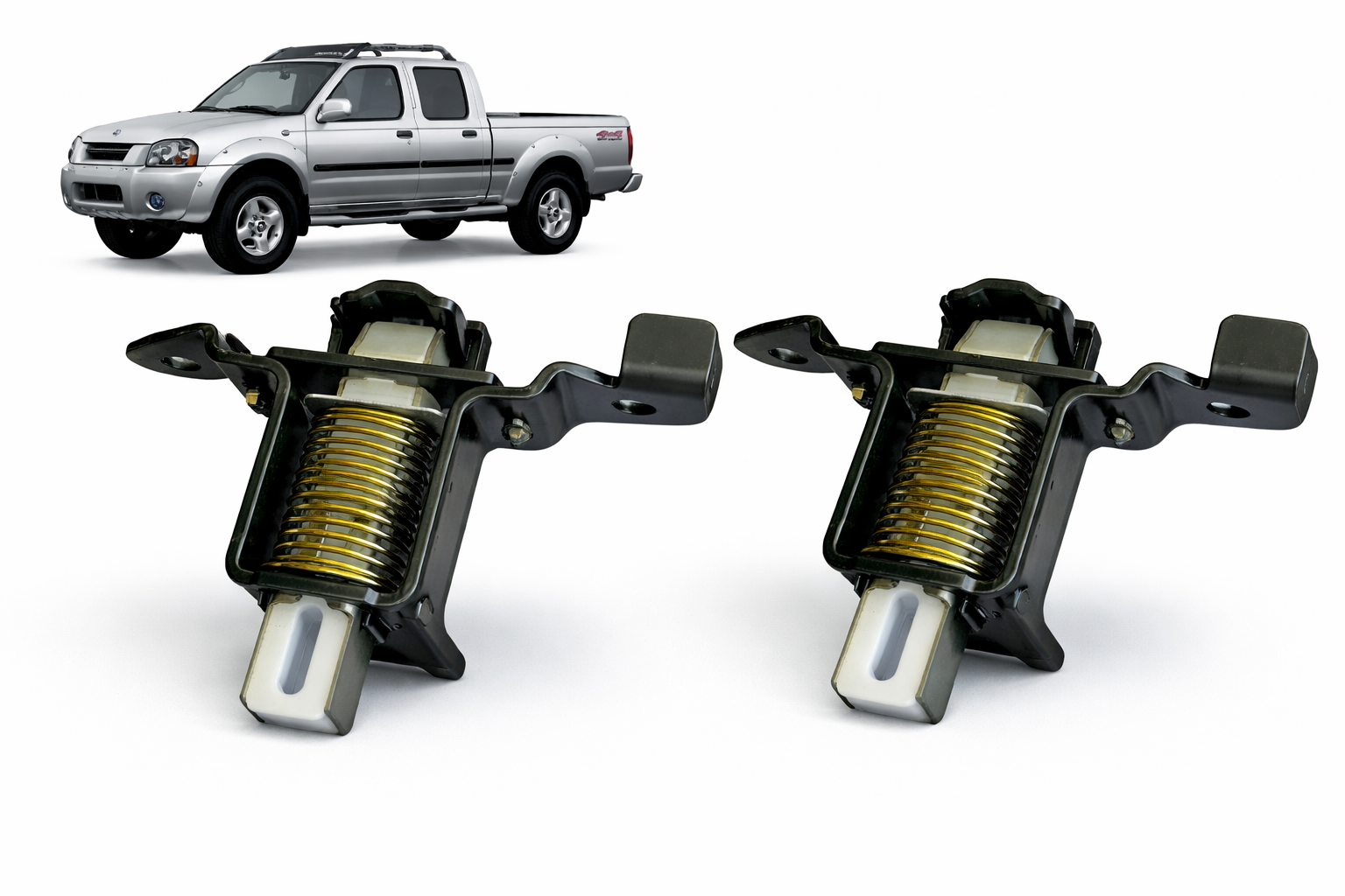 Par Fechaduras Tampa Traseira Nissan Frontier 2003 2004 2005