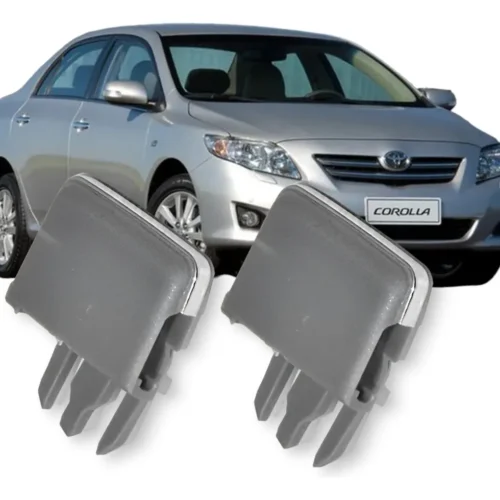 Clip Difusor Direcionador de Ar Corolla 2009 a 2014 – Kit com 2 Unidades – Cinza
