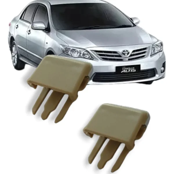 Clip Difusor Direcionador de Ar Corolla 2009 a 2014 – Kit com 2 Unidades