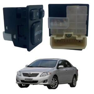 Comando Botão Retrovisor Retrátil Toyota Corolla 2009 até 2011