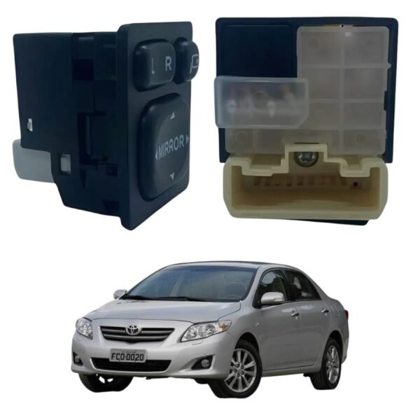 Comando Botão Retrovisor Retrátil Toyota Corolla 2009 até 2011