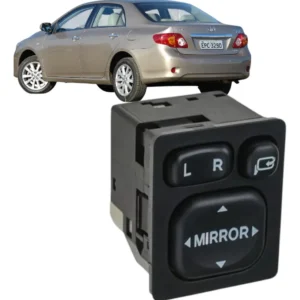 Comando Botão Retrovisor Retrátil Toyota Corolla 2009 até 2014