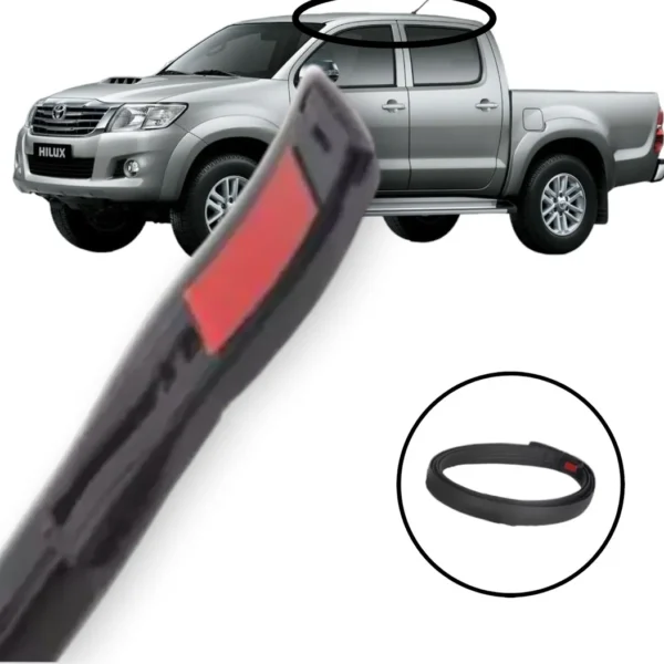 Friso Borracha Guarnição Do Teto Toyota Hilux 2004 Até 2015