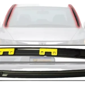 Par Borracha Moldura Lateral Teto Honda New Civic 2006 até 2011