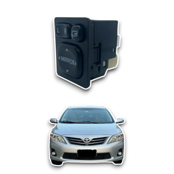 Controle Elétrico do Retrovisor Retrátil Toyota Corolla 2012 até 2014