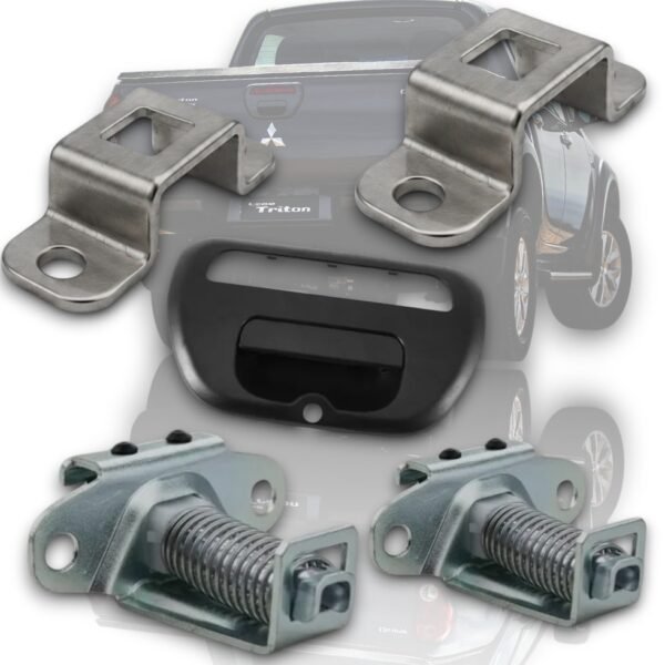 Kit Moldura Com Mçaneta + Fechadura + Batente Da L200 Triton 2008 Á 2016