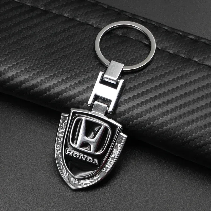 Chaveiro Honda Escudo Cromado Metal Alta Qualidade - Imagem 3