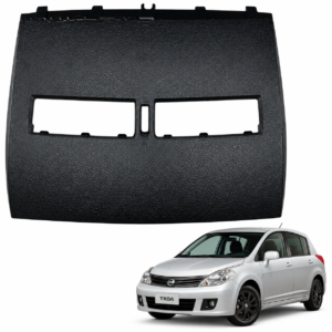 Moldura Acabamento Superior do Painel Preta para Nissan Tiida 2007 a 2013