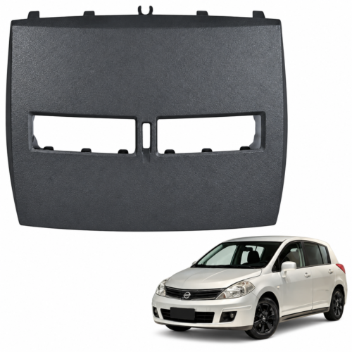 Moldura Acabamento Superior Painel Cinza Nissan Tiida 2007 A 2013